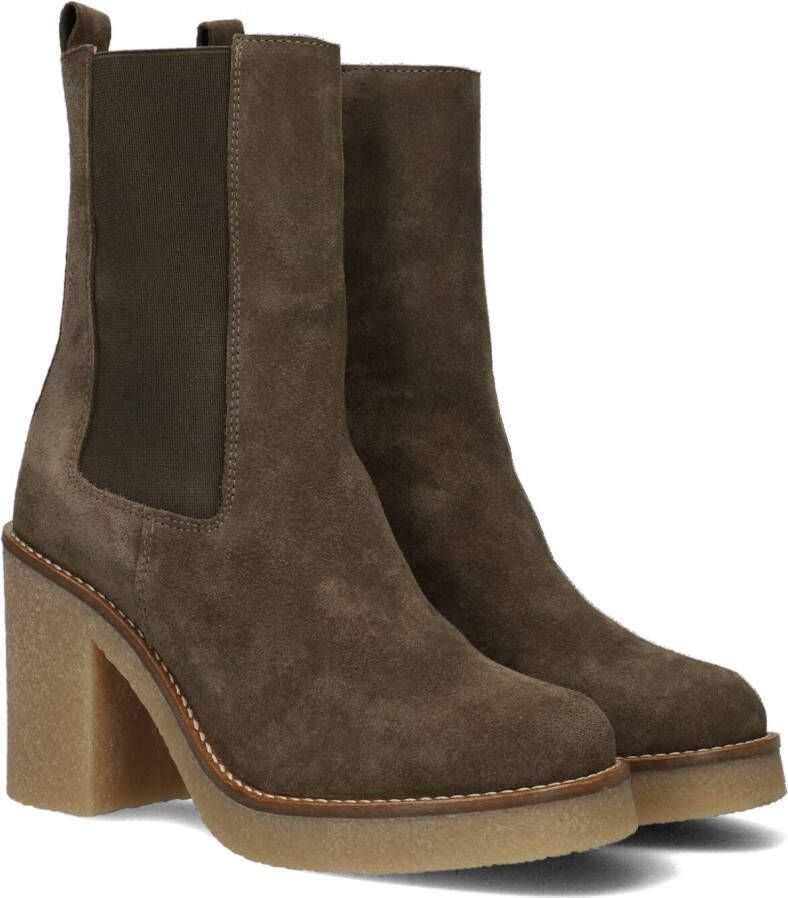 Tango Frida 1 Enkellaarsjes Enkelboots met rits Dames Groen