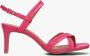 Tango | Ava 6 a bright pink cross sandal covered heel sole - Thumbnail 1