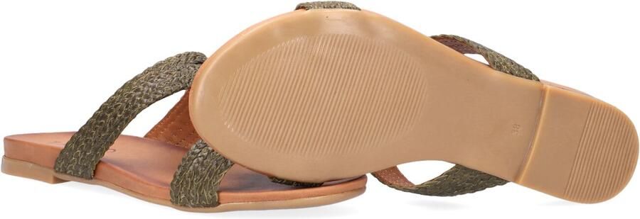 Tango Groene Mila Slippers met H-vormige Leren Band - Foto 5