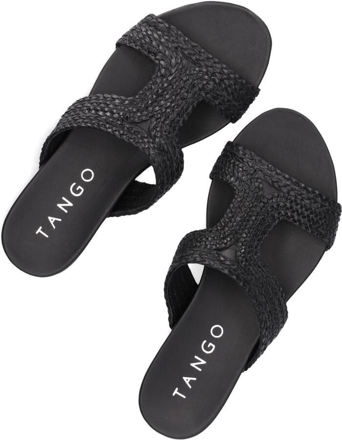 Vlechtwerk Mila 517 Slippers Dames Zwart