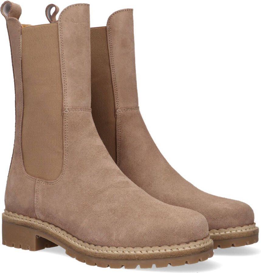 Bruin Tinten Julie 8 Chelsea boots Enkellaarsjes Dames Taupe