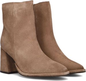 Tango Lori 501 Enkellaarsjes Enkelboots met rits Dames Taupe