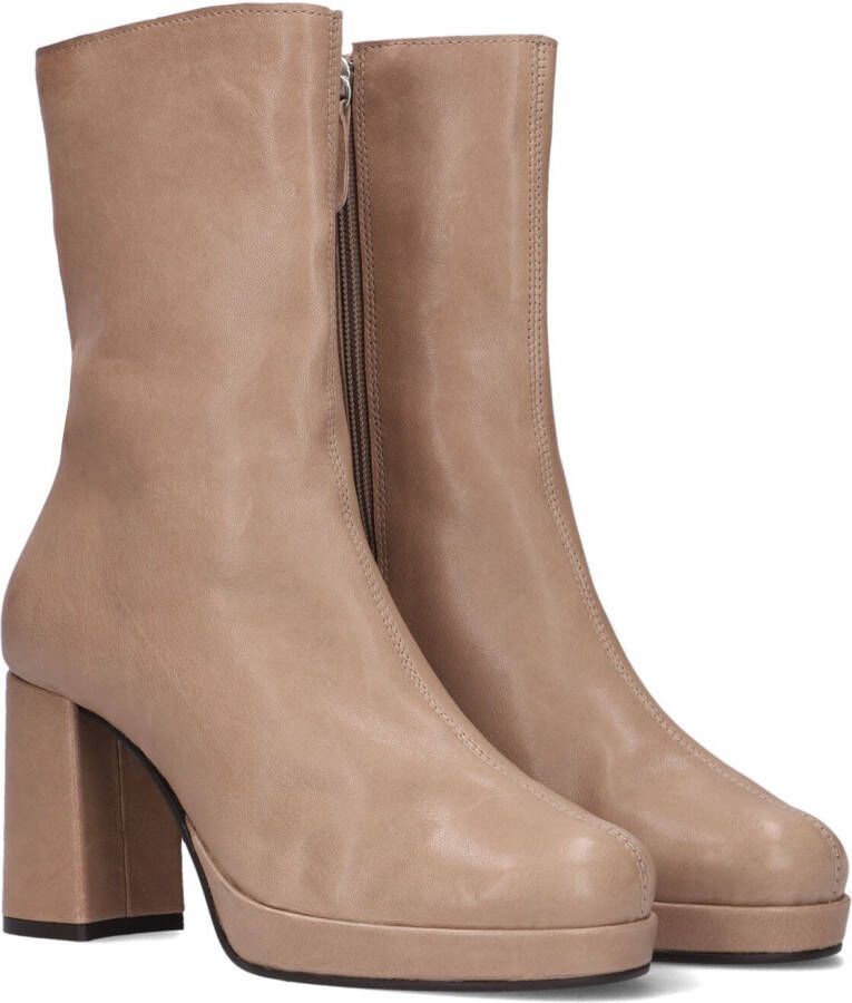 Tango Nadine 5 Enkellaarsjes Enkelboots met rits Dames Taupe