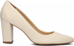 Tango | Betney 1-b off white leather pump straight heel sole | Maat: 40