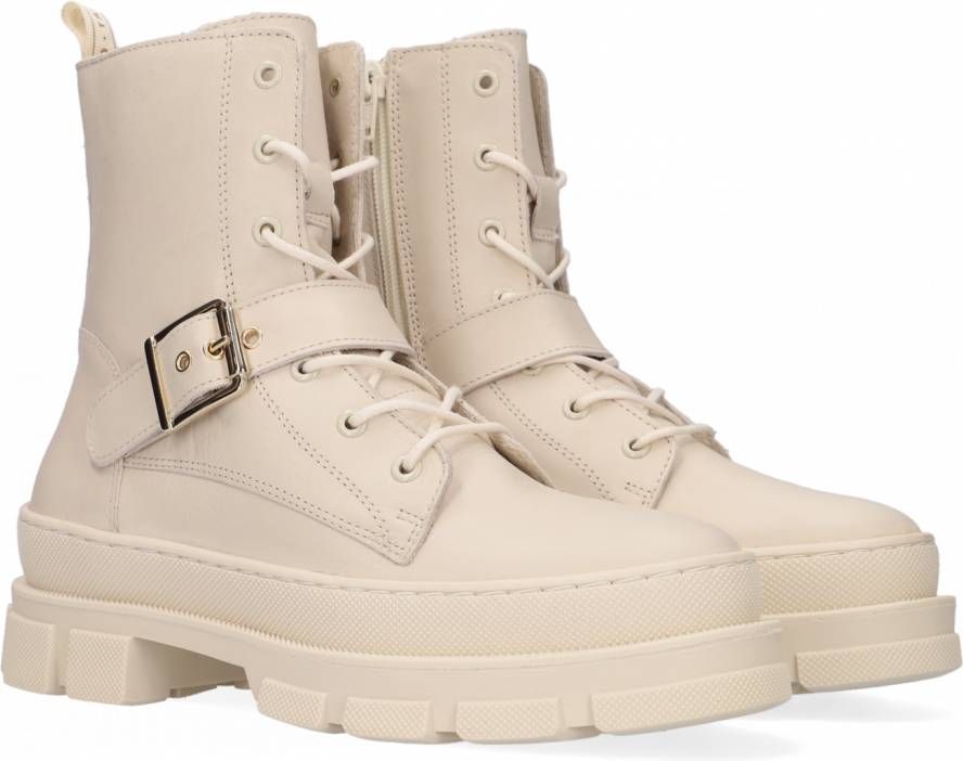 Tango | Romy welt new 13 c bone white leather buckle boot bone white sole