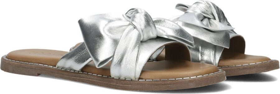 Tango Zilveren Audrey Slippers met Strik Gray Dames