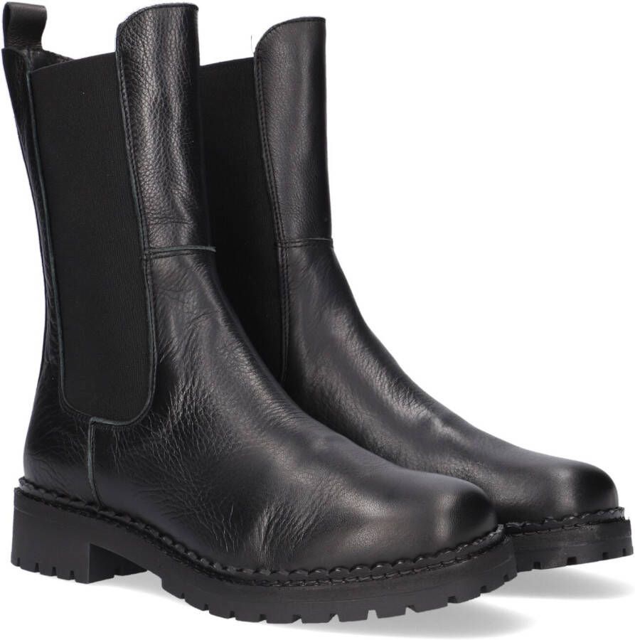 Bruin Tinten Combat Boots Julie 8 Chelsea boots Enkellaarsjes Dames Zwart