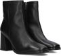 Tango Lori 501 Enkellaarsjes Enkelboots met rits Dames Zwart - Thumbnail 1