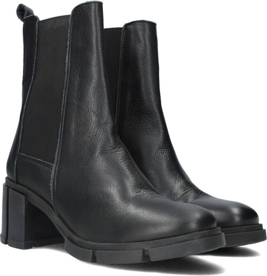 Tango | Romy heel 9 e black leather chelsea boot black sole