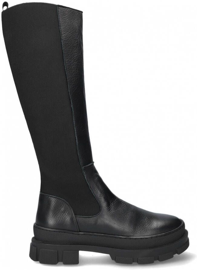 Tango | Romy welt new 4 a black leather elastic boot black sole
