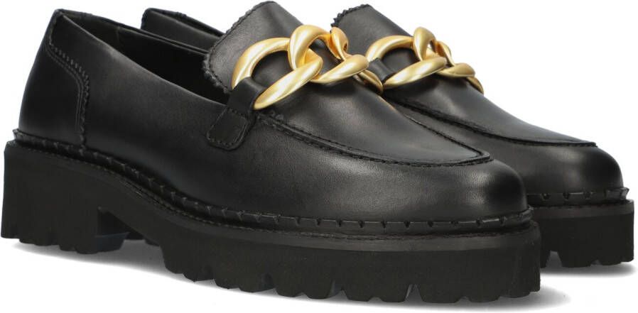 Tango Gedurfde Bee Loafers met Chunky Zolen Black Dames