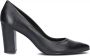 Tango | Betney 1-a black leather pump straight heel sole | Maat: 38 - Thumbnail 1