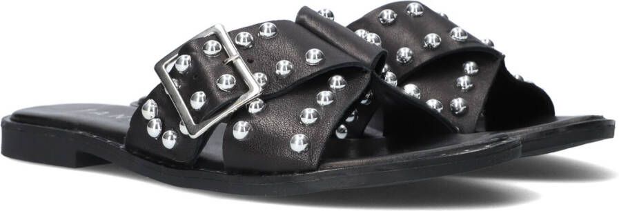 Tango | Mila 31 b black studs cross slipper black sole