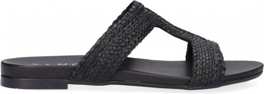 Vlechtwerk Mila 517 Slippers Dames Zwart