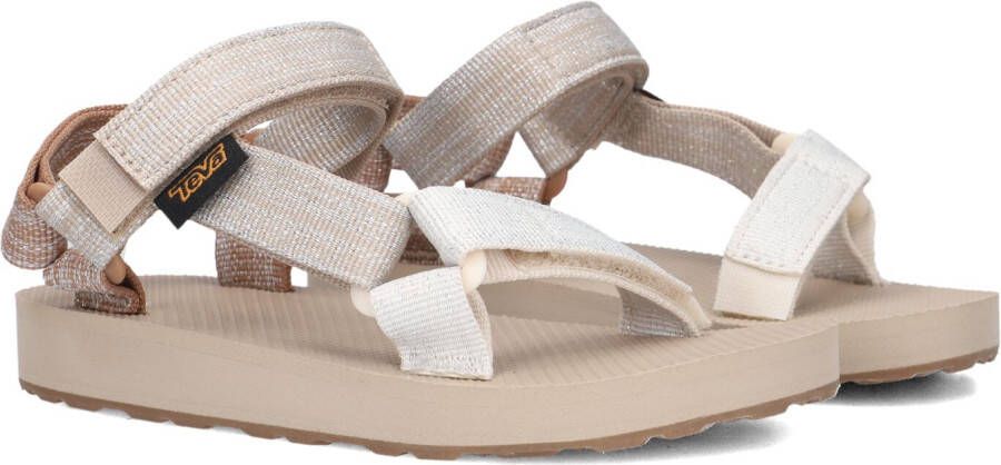 TEVA Beige Sandalen Original Universal Metallic