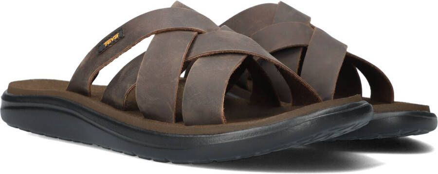 Teva Voya Slide Leather Leren Slippers