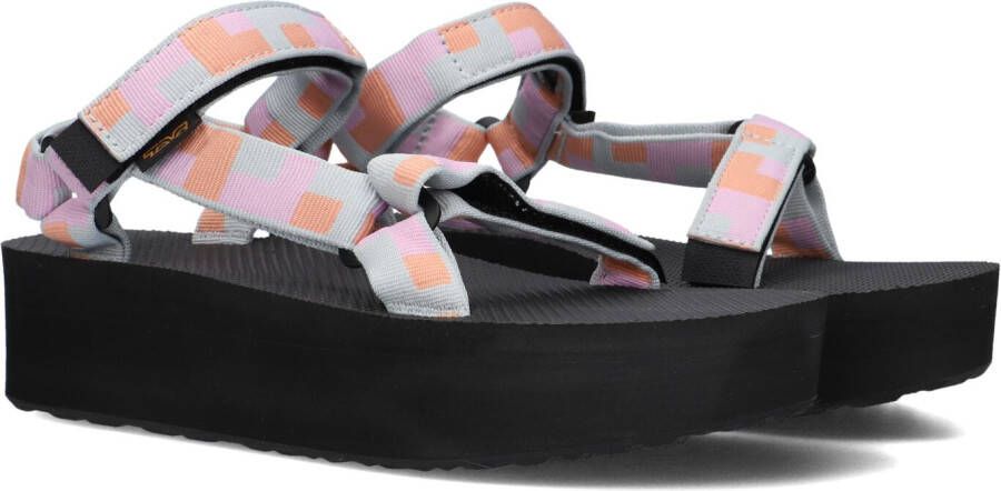 Teva Canvas Plateau Sandalen Multicolor Dames