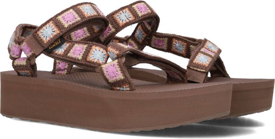 TEVA Multicolor Sandalen W Flatform Universal Crochet