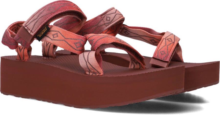 TEVA Rode Sandalen Flatform Univeral Sunscape