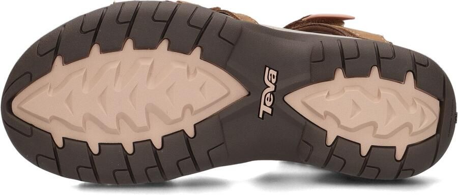 Teva Tirra Leather Sandaal Dames Bruin - Foto 4