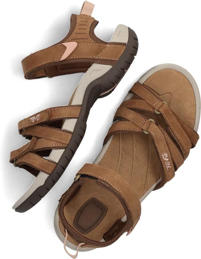 Teva Tirra Leather Sandaal Dames Bruin