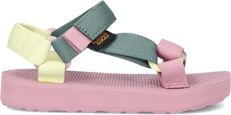 Teva Original Universal sandalen groen geel roze - Foto 3
