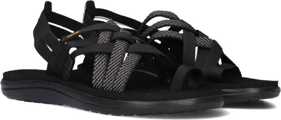 Teva Voya Strappy Sandaal Dames Zwart