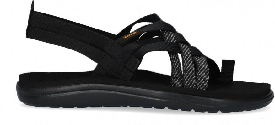 Teva Voya Strappy Sandaal Dames Zwart