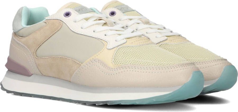 The Hoff Brand Atlantic City Lage sneakers Leren Sneaker Dames Beige