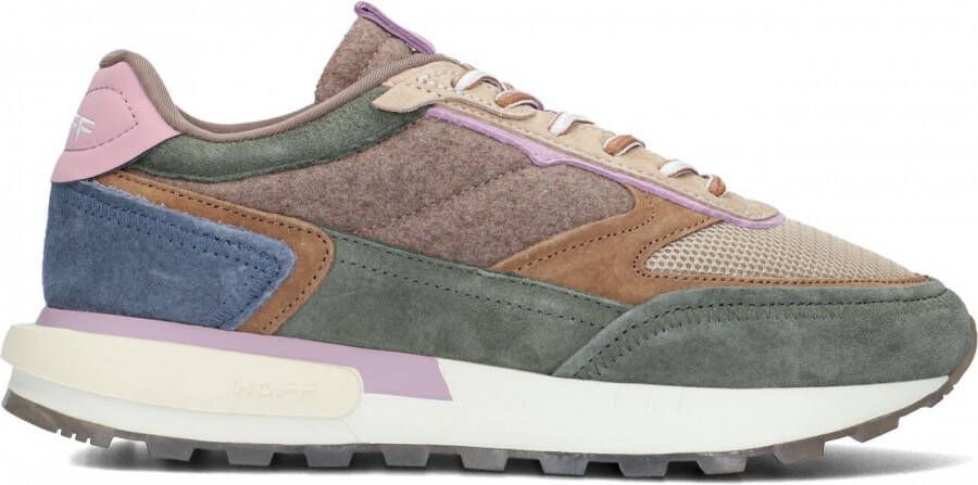 Hoff Sneakers Dames Lage sneakers Damesschoenen Suède Goa Groen combi