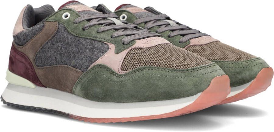 THE HOFF BRAND Lage Sneakers Heren Edingburgh Man Maat: 42 Materiaal: Leer Kleur: Taupe