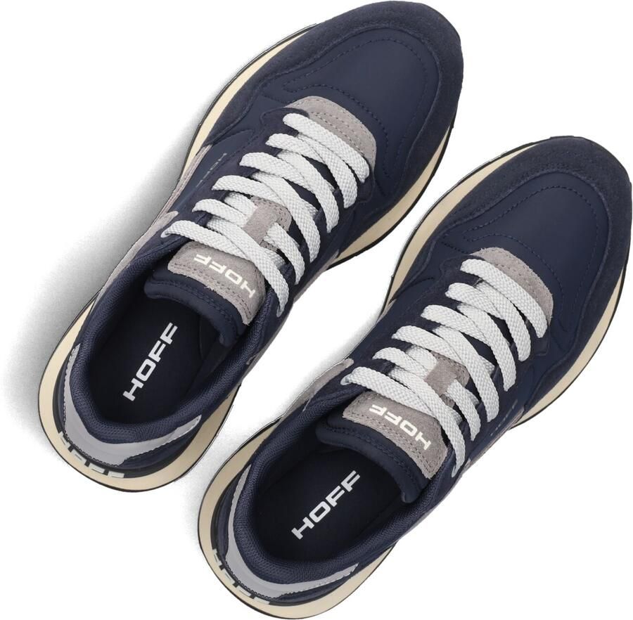 THE HOFF BRAND Lage Sneakers City Retro Textiel Donkerblauw - Foto 4