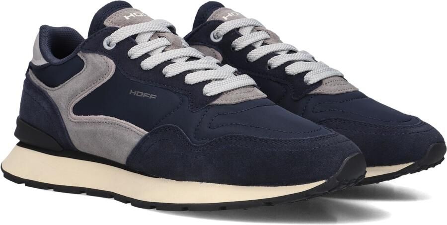 THE HOFF BRAND Lage Sneakers City Retro Textiel Donkerblauw