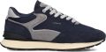 THE HOFF BRAND Lage Sneakers City Retro Textiel Donkerblauw - Donkerblauw