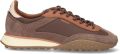 THE HOFF BRAND Lage Sneakers Dames Bridge Mkii Suède Bruin - Donkerbruin