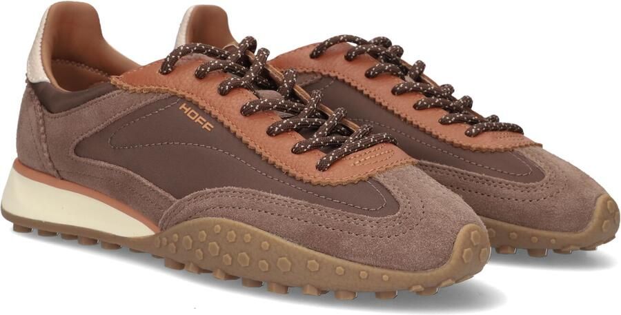 THE HOFF BRAND Lage Sneakers Dames Bridge Mkii Suède Bruin