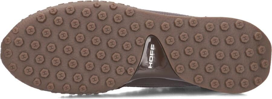 THE HOFF BRAND Lage Sneakers Dames Bridge Mkii Print Suède Bruin - Foto 4