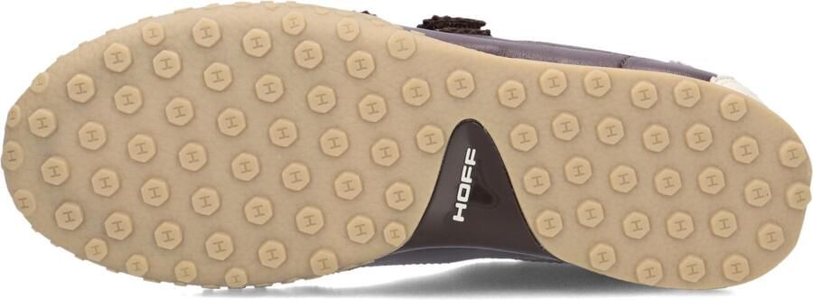 THE HOFF BRAND Lage Sneakers Dames Bridge Velcros Suède Bruin - Foto 5