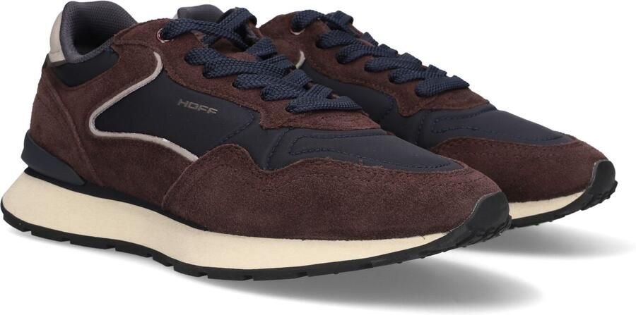 THE HOFF BRAND Lage Sneakers City Retro Suède Bruin