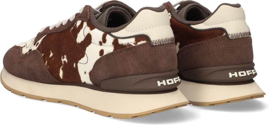 THE HOFF BRAND Lage Sneakers City Print Suède Bruin - Foto 5