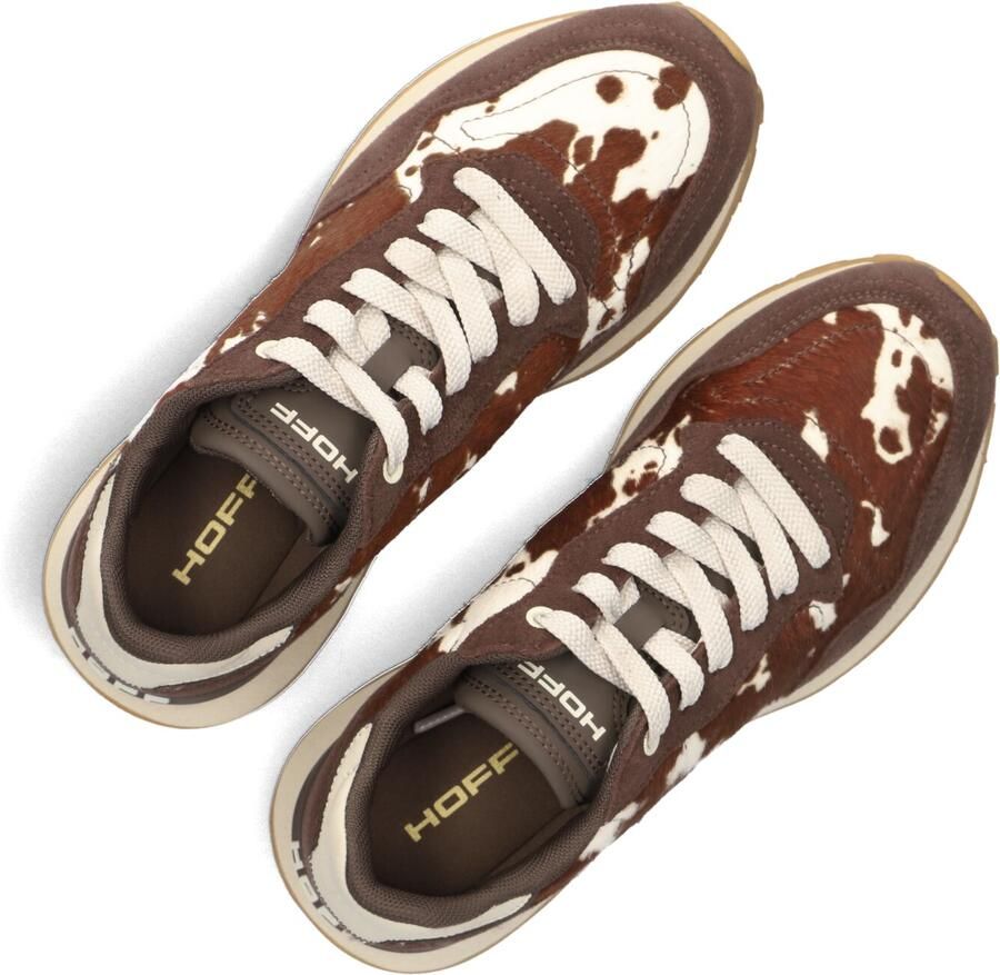 THE HOFF BRAND Lage Sneakers City Print Suède Bruin - Foto 3