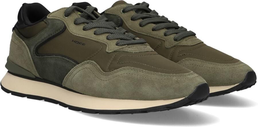 THE HOFF BRAND Lage Sneakers Heren City Retro Suède Khaki