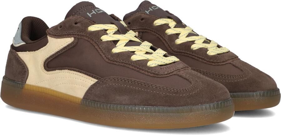 THE HOFF BRAND Lage Sneakers Park Suède Bruin