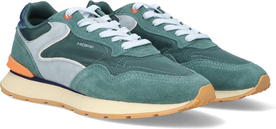 THE HOFF BRAND Lage Sneakers Dames City Chroma Textiel Groen