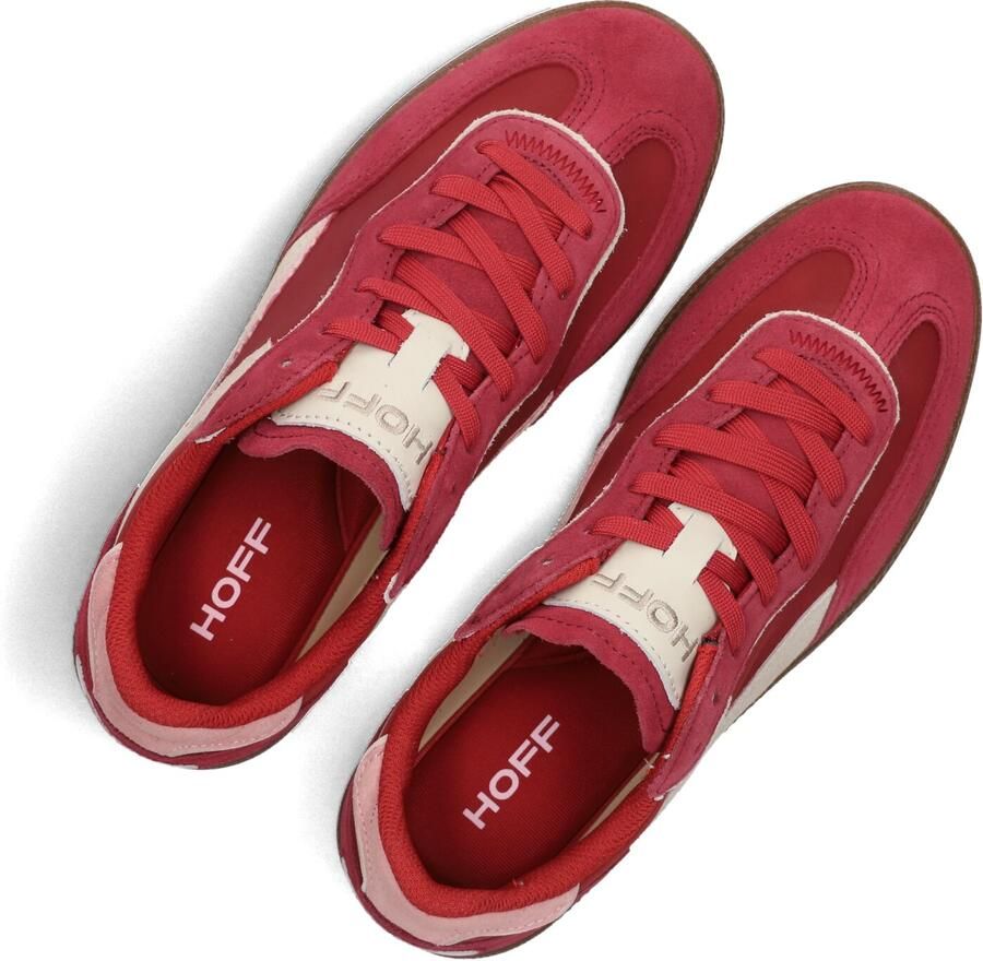 THE HOFF BRAND Lage Sneakers Dames Alley Suèdelook Rood - Foto 4