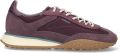 THE HOFF BRAND Lage Sneakers Dames Bridge Mkii Suède Bordeaux - Aubergine