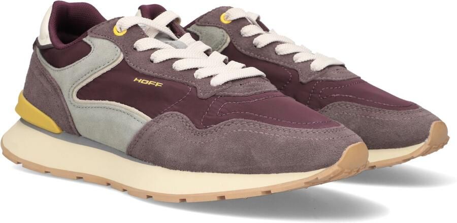 THE HOFF BRAND Lage Sneakers Dames City Croma Suède Bordeaux