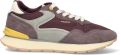 THE HOFF BRAND Lage Sneakers Dames City Croma Suède Bordeaux - Rood