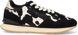 THE HOFF BRAND Lage Sneakers Dames City Print Ponyhair Zwart