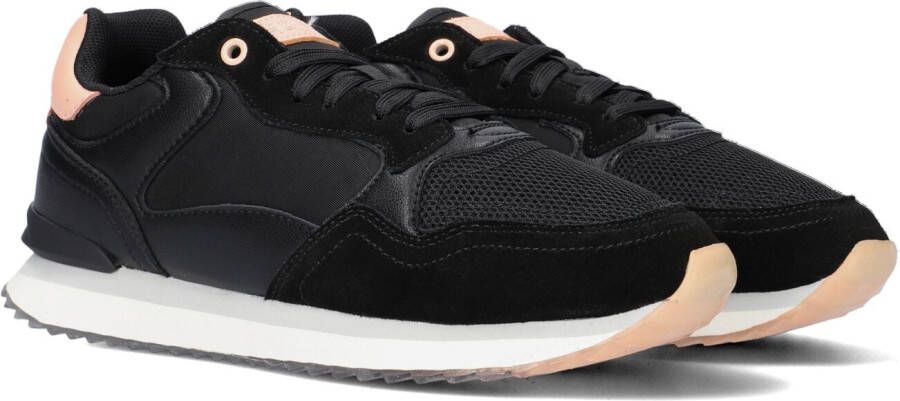 Hoff Zwarte Lage Top Sneakers voor Vrouwen Black Dames